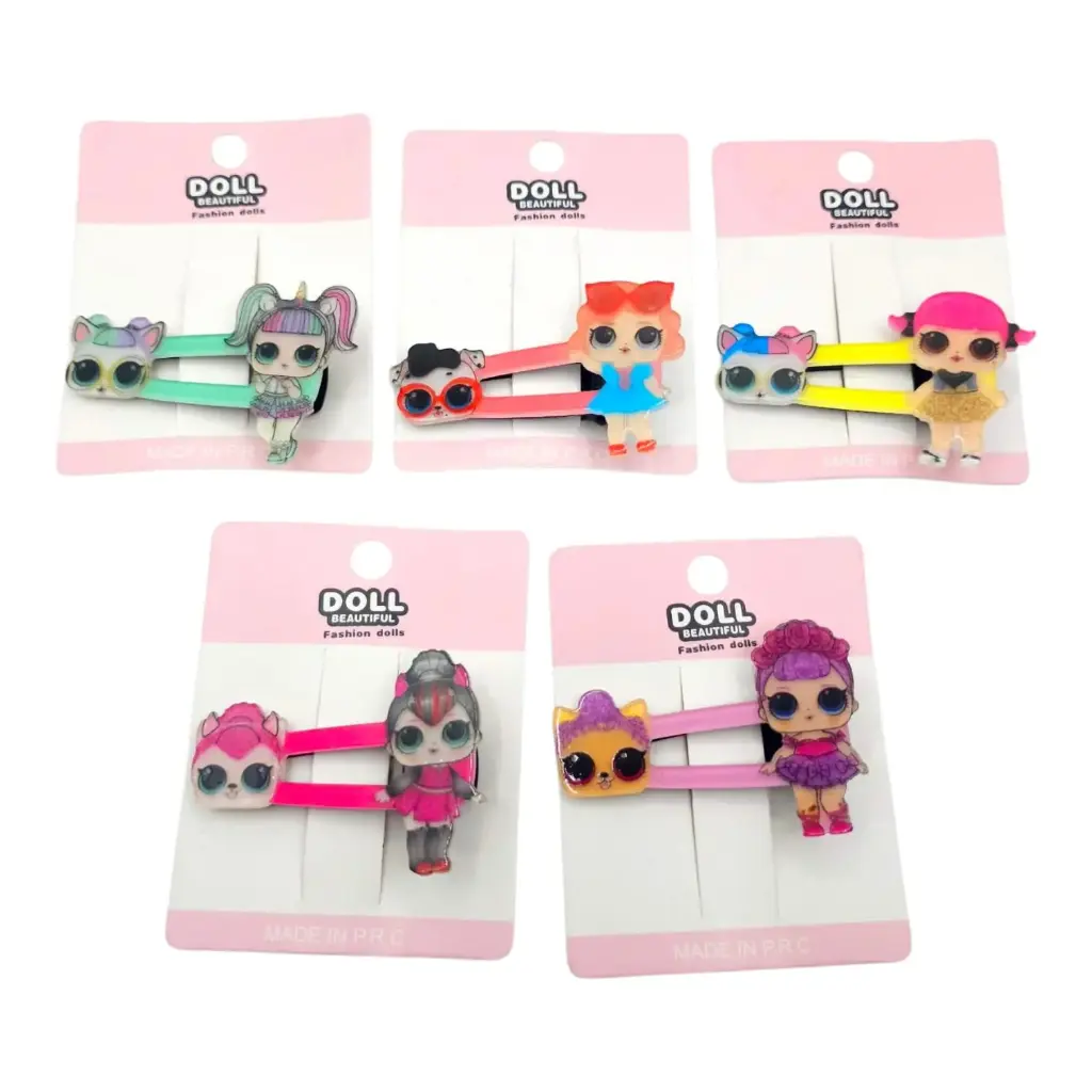 Kit Gancho p/cabello lol mascota 60104 (5uni)