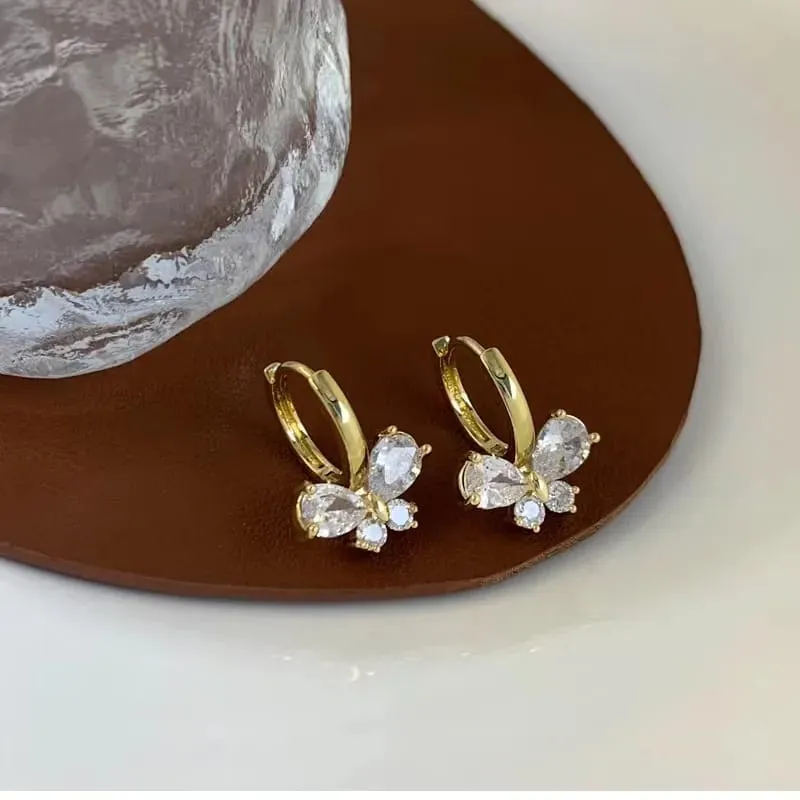 Aretes aleación diseño de flores 160915