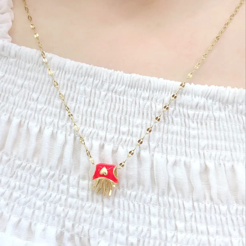 Collar papitas circón 20156