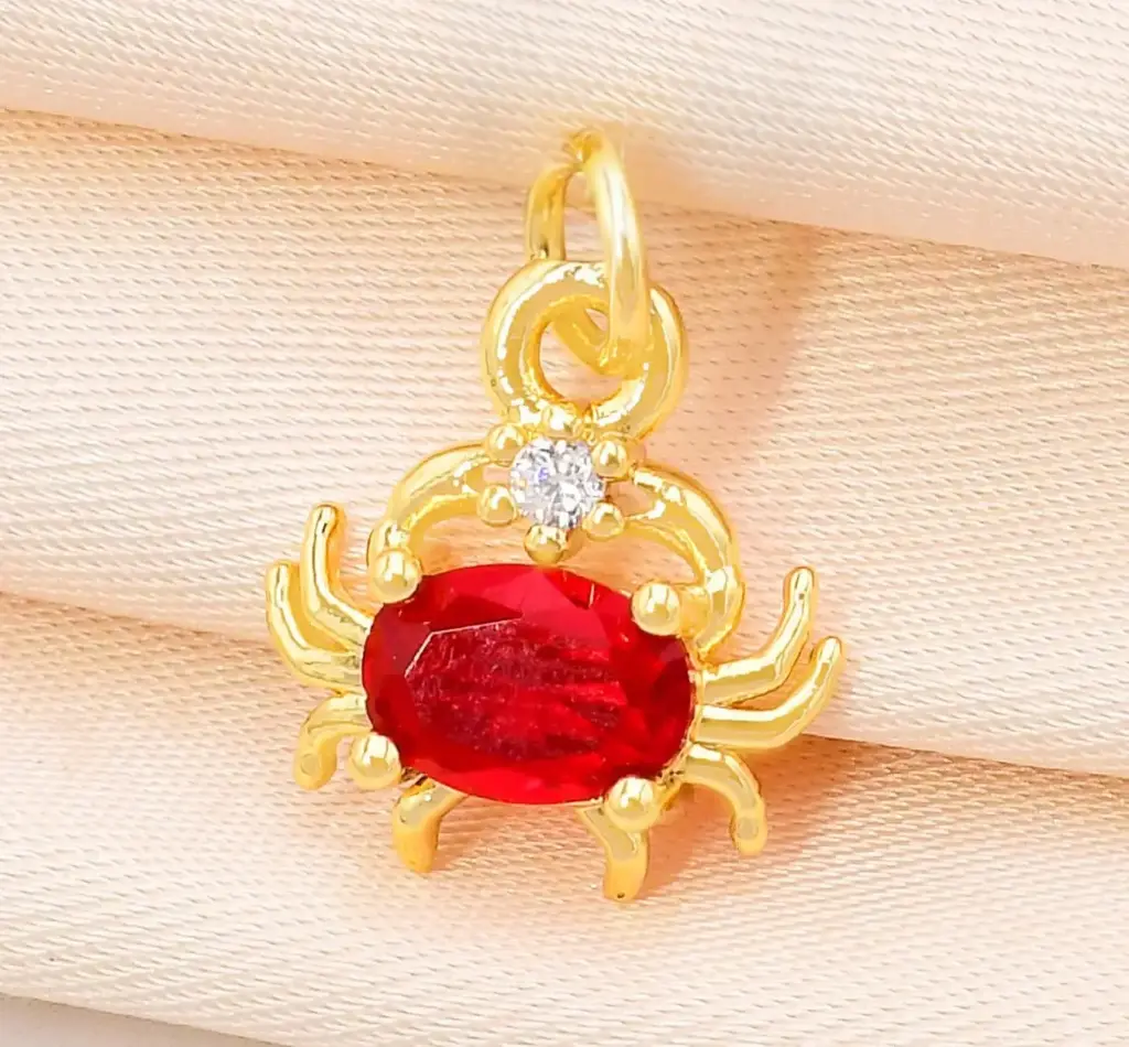 Dije cangrejo circón 28250