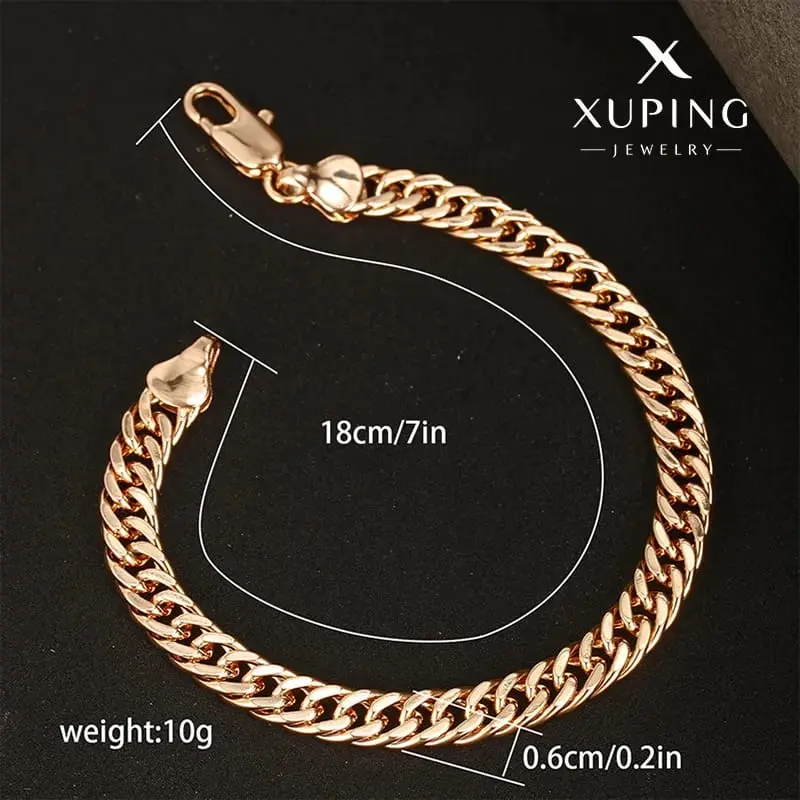 Pulso dorado Xuping cobre chapeado 260111
