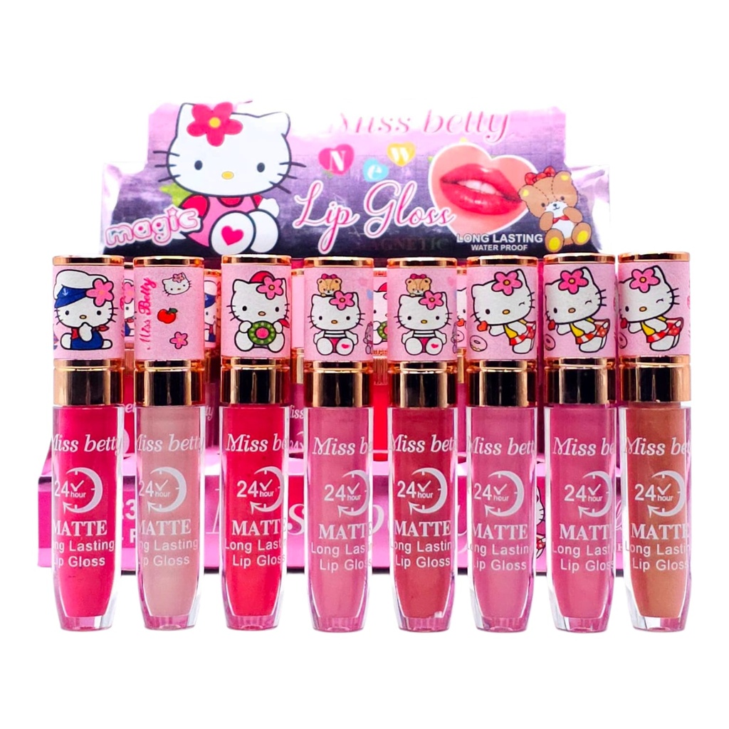 Caja lip gloss c/color Hello Kitty 2335 (6 unidades)