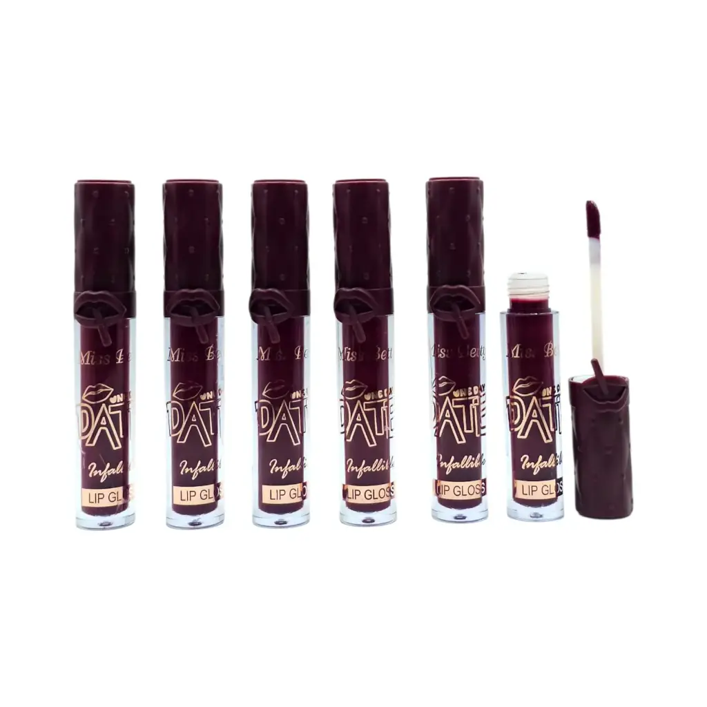 Kit lip gloss matte vino V1NO (6 unidades)