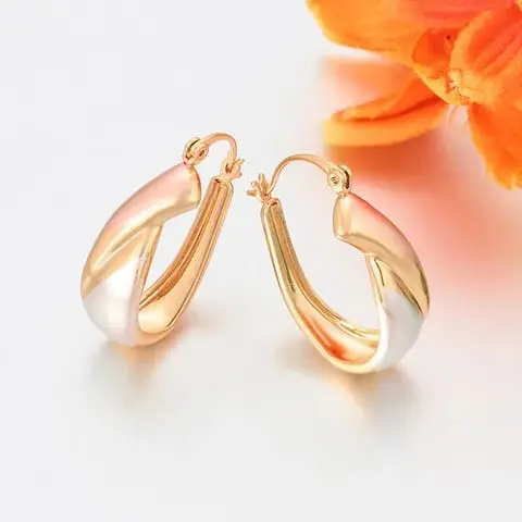 Argollas Xuping multicolor cobre 2642429