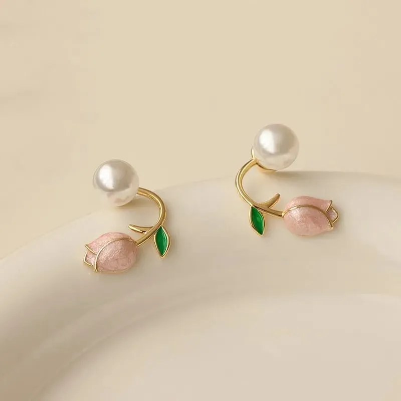 Arete tulipan y perla 240712