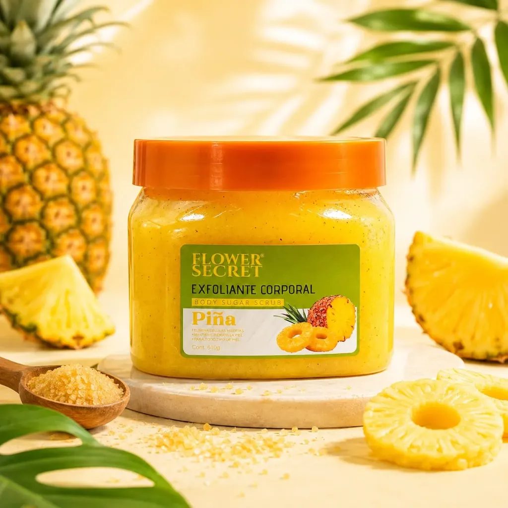 Exfoliante Flower Secret piña 110800