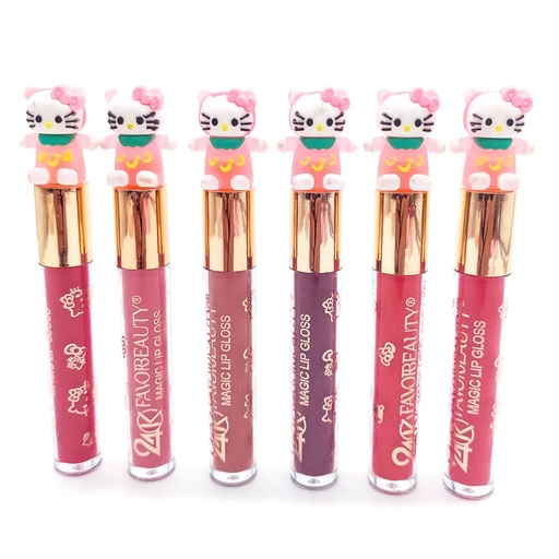 Kit labial líquido matte Kitty LG3143
