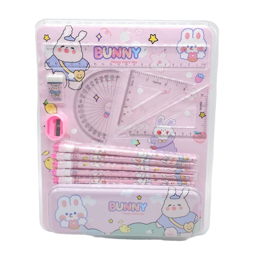 Set estuche escolar y regla A22779