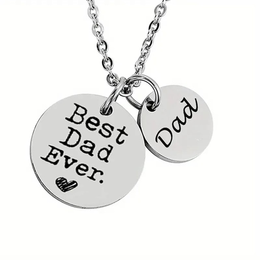 Collar best dad de acero/inoxidable 2504631