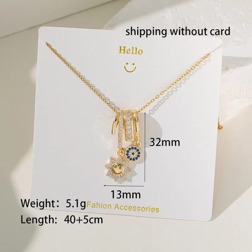 Collar dije elaborado de acero/titanio 2561705