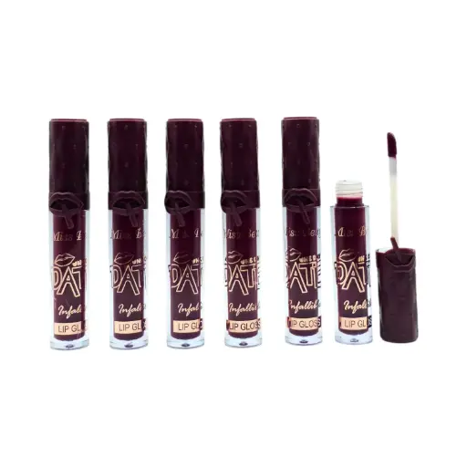 Kit lip gloss matte vino V1NO (6 unidades)