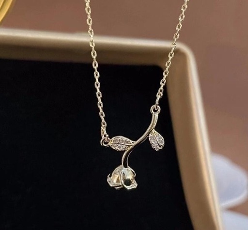 Collar rosa dorada de cobre 2582116