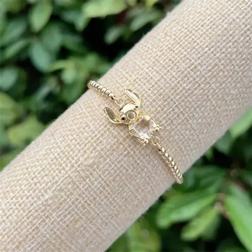 Pulso ajustable Stitch de cobre chapeado 260103