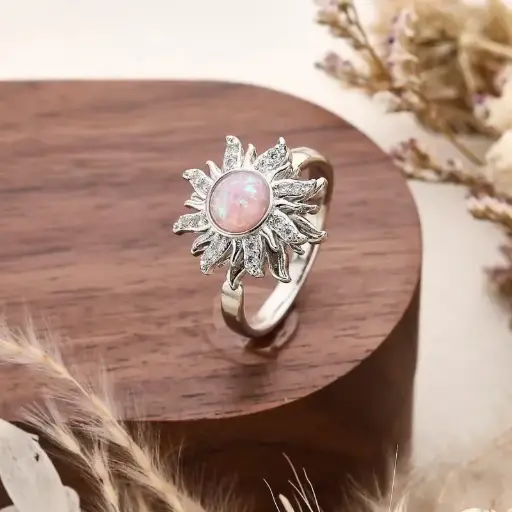 Anillo giratorio Rapunzel ajustable cobre 260138