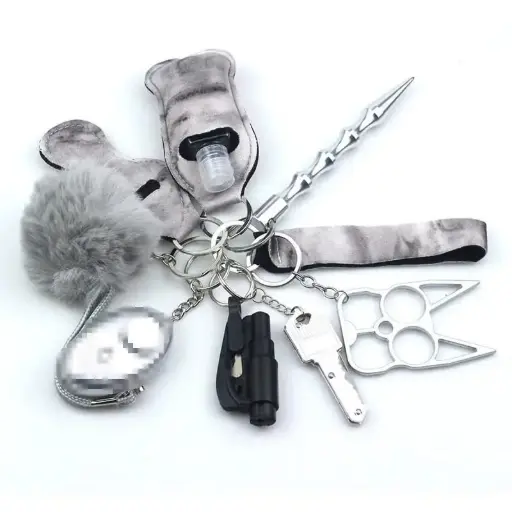 Kit llavero defensa personal PA001 (Incluye todo lo de imagen)